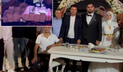Aşiret düğününde gelinle damada 20 milyon lira ve 5 kilo altın takıldı