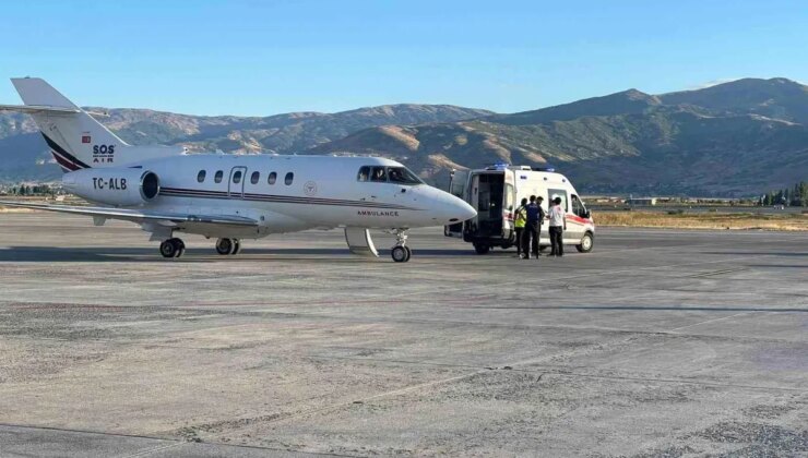 Bitlis’ten Uçak Ambulansla Ankara’ya Sevk