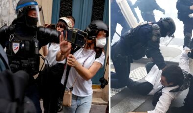 ‘Kemer sıkma’ protestoları Fransa’yı savaş yerine çevirdi: 181 gözaltı, 18 yaralı