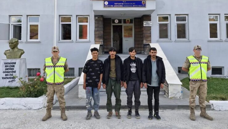 Tatvan’da 4 Kaçak Göçmen ve 1 Organizatör Yakalandı