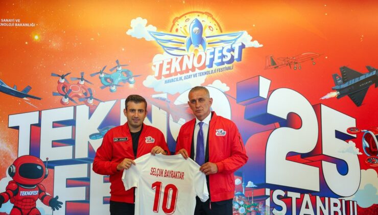 TFF Başkanı İbrahim Hacıosmanoğlu’ndan TEKNOFEST’e ziyaret