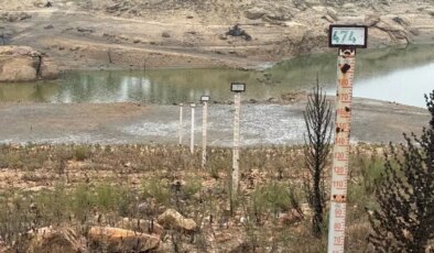 Bodrum’da su krizi: Geyik Barajı’nda su seviyesi kritik seviye
