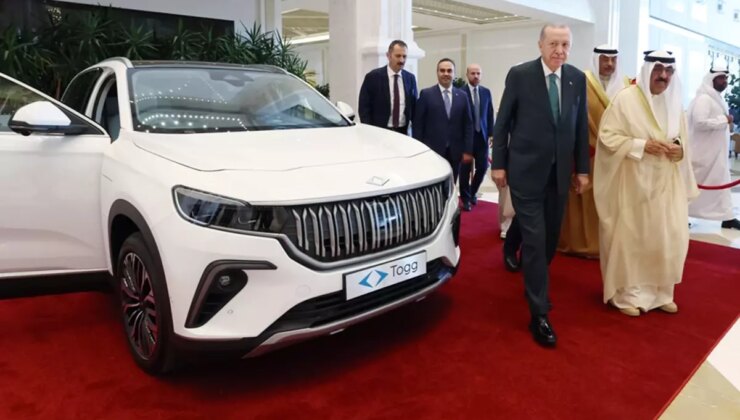 Cumhurbaşkanı Erdoğan’dan Kuveyt Emiri es Sabah’a Togg hediyesi