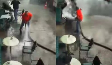 Esnaf şov yapayım derken kaos çıkardı