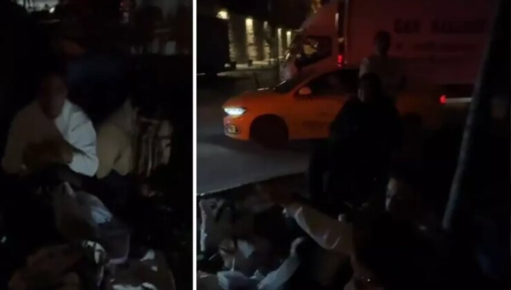 Ne soğuk havaya ne de yağmura aldırdılar, hediye çanta için günler öncesinden kamp kurdular