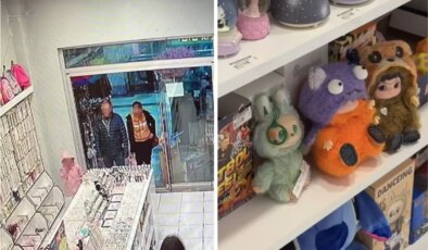 Popüler oyuncak çılgınlığı hırsızlığa dönüştü! O anlar kameraya yansıdı