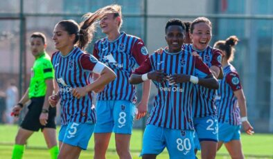 Trabzonspor Turkcell Kadın Futbol Süper Ligi’nde Beşiktaş’ı 2-1 mağlup etti!