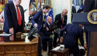 Beyaz Saray’da korku dolu anlar! İlk müdahaleyi Mehmet Öz yaptı