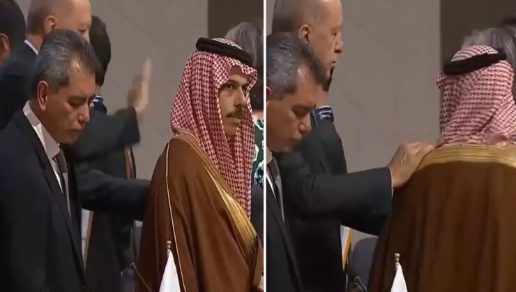 Cumhurbaşkanı Erdoğan, G20 Zirvesi’nde Suudi Prens’i omzuna vurarak selamladı