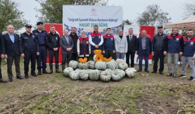Düzce’de Kestane Kabağı hasadı başladı: 10 bin tonun üzerinde rekolte bekleniyor