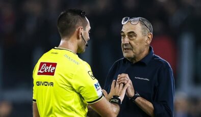 Maurizio Sarri’den hakem tepkisi: Yurt dışından hakem getirmeliyiz!