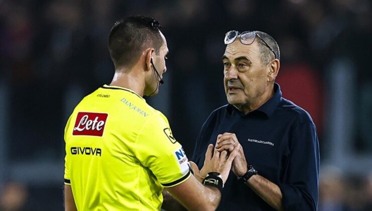 Maurizio Sarri’den hakem tepkisi: Yurt dışından hakem getirmeliyiz!