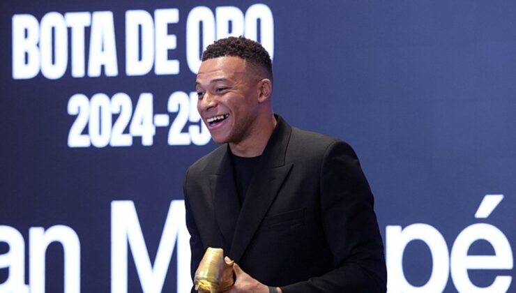 Mbappe, ’Avrupa Altın Ayakkabı’ ödülünü aldı