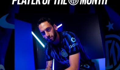 Milli yıldız Hakan Çalhanoğlu’na Inter’den ödül!