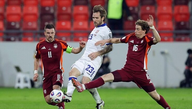 Sırbistan Letonya karşısında geri döndü!