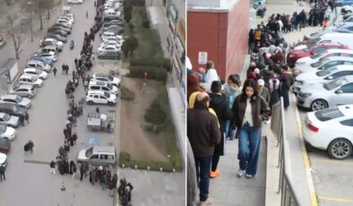 2 üründe indirim haberini alan oraya koştu! 9 saat boyunca kuyrukta beklediler