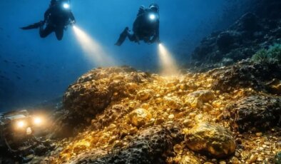 Çin’den tarihi keşif! Deniz altında dev altın madeni buldular