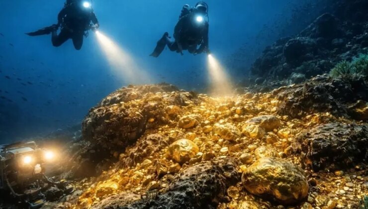 Çin’den tarihi keşif! Deniz altında dev altın madeni buldular