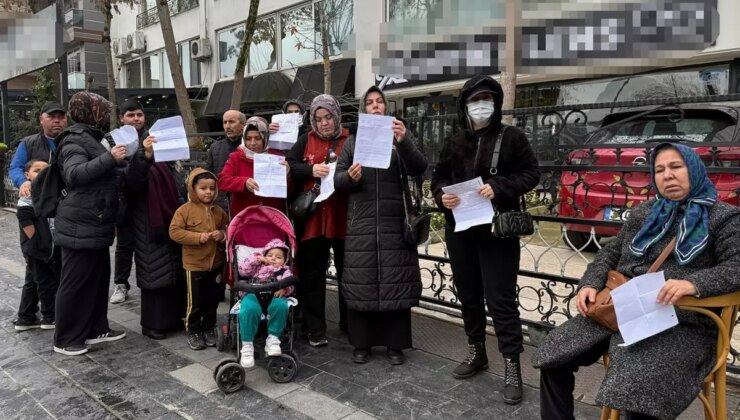 Dükkan kapandı, mahalle ayağa kalktı! Kadınlar evinin önünde eylem yaptı