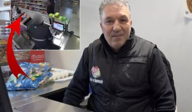 Elazığlı esnaf Hollanda basınına manşet oldu! Soygunu şişe ile engelledi