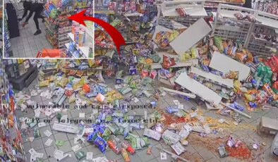 Eşi benzeri görülmemiş hırsızlık! Halatla araca bağladı, ortalığı yerle bir etti