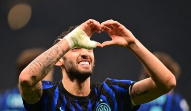 Hakan Çalhanoğlu attı Inter kazandı