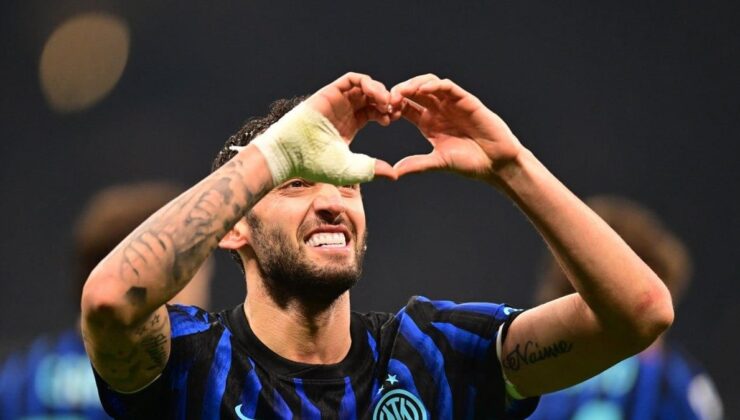 Hakan Çalhanoğlu attı Inter kazandı