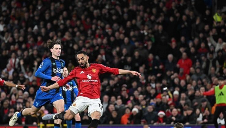 Manchester United gol düellosunda Bournemouth ile yenişemedi!