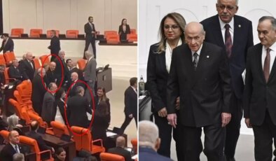 Meclis’teki bütçe maratonunun son gününe damga vuran an! Tokalaşmadılar