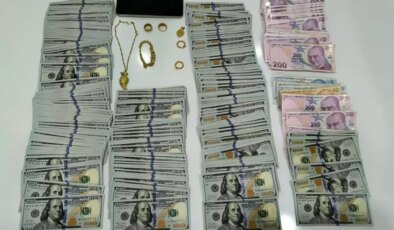 Polis operasyonunda her yerden para ve altın fışkırdı