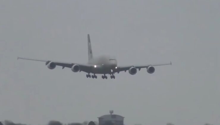 PSG’nin korku dolu anları! Takım uçağı kuvvetli rüzgardan etkilendi