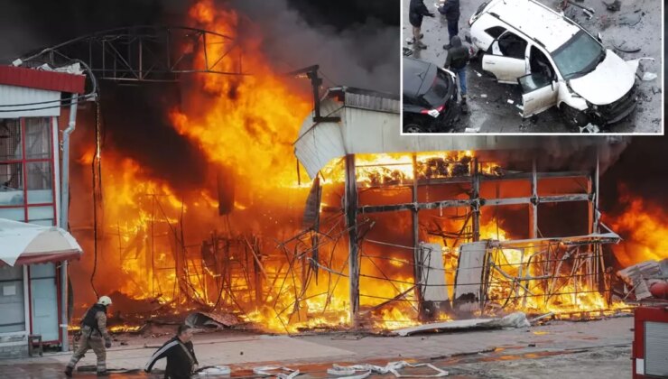 Rusya ülkenin başkentini 650 İHA ve 30 füzeyle vurdu