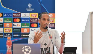 Şampiyonlar Ligi maçı öncesi Monaco’nun son antrenmanı basına açık yapıldı