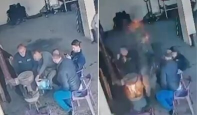 Sobaya mazot dökünce bomba gibi patladı: Genç çırak yaralı