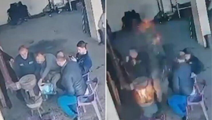 Sobaya mazot dökünce bomba gibi patladı: Genç çırak yaralı