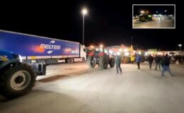 Yunanistan’da çiftçiler eylemde, İpsala Sınır Kapısı kapandı