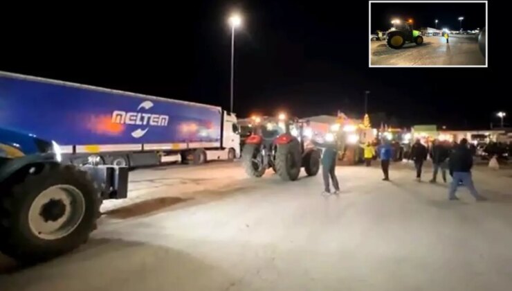 Yunanistan’da çiftçiler eylemde, İpsala Sınır Kapısı kapandı