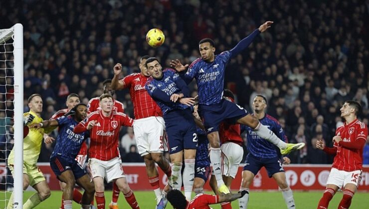 Arsenal deplasmanda Nottingham Forest ile berabere kaldı