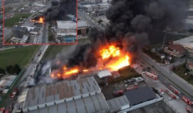 Korkunç görüntüler! Dumanlar gökyüzünü kapladı