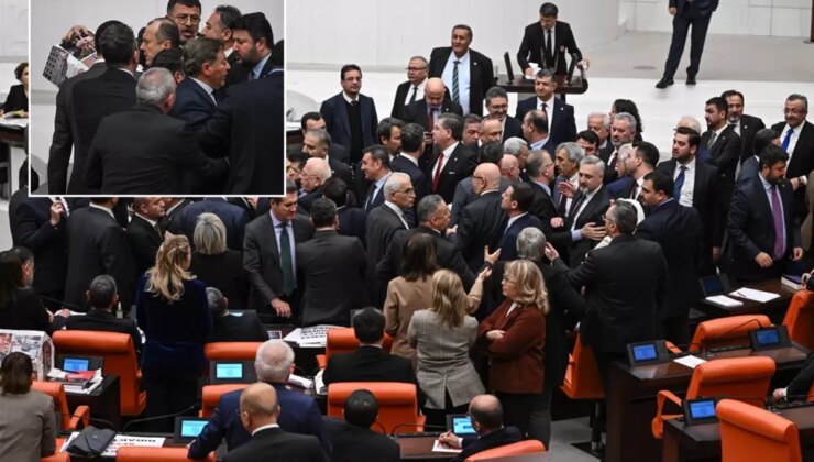 Meclis’te yumruklaşmaya varan kavga! Oturuma iki kez ara verildi