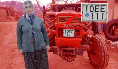 Traktörünün plakası başına bela oldu! Ceza üstüne ceza yağıyor