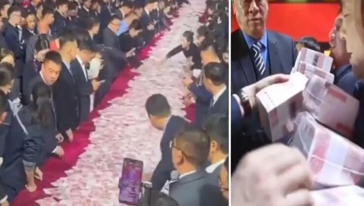 26 milyon doları masaya serdi, işçilerine "Taşıyabildiğiniz kadar alın" dedi