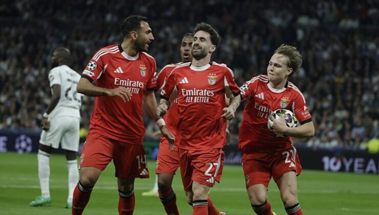 Benfica’nın Real Madrid karşısında golü Rafa Silva’dan