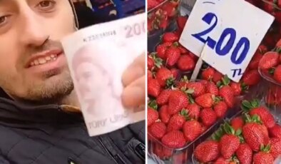 Cebinden 200 lira çıkartan vatandaş, pazardaki fiyatlara isyan etti