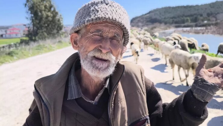 Ameliyatlı haliyle besicilik yapan Ömer amcanın sözleri yüreklere dokundu