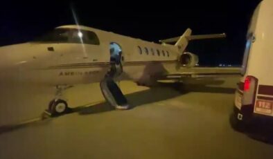 Bitlis’te 2 günlük bebek uçak ambulansla Konya’ya sevk edildi