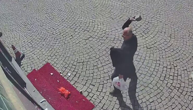 Erzurum’da bir kişi eczaneye saldırdı, yakmak istedi