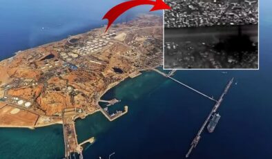 İşte Hark Adası’nın vurulduğu anlar! Üst üste tam 15 patlama