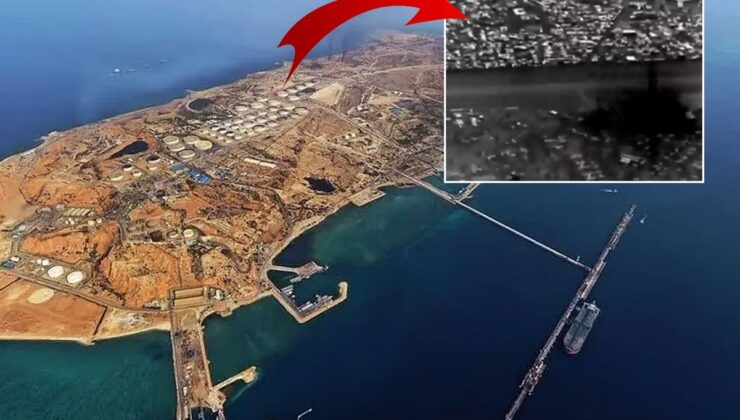 İşte Hark Adası’nın vurulduğu anlar! Üst üste tam 15 patlama