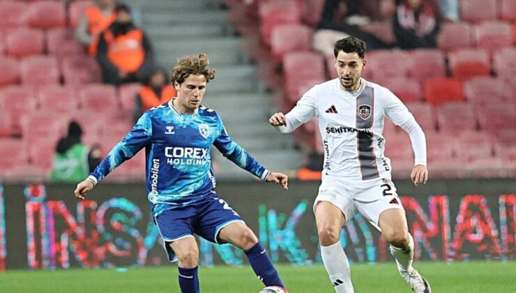 Samsunspor ile Gaziantep FK golsüz berabere kaldı!